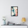 65402-1.jpg Minimal Abstract Art in a high quality frame | Home Decor Abstract Art - 3 sizes, 2 colors of frames