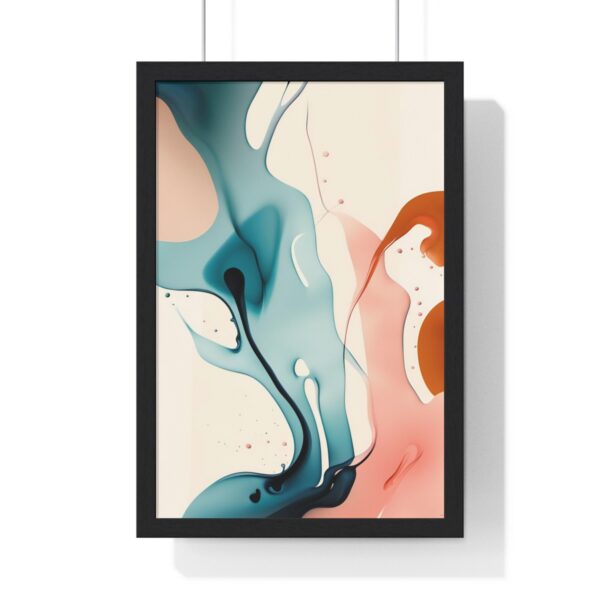 65402.jpg Minimal Abstract Art in a high quality frame | Home Decor Abstract Art - 3 sizes, 2 colors of frames