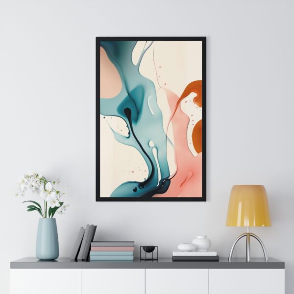 66227-1.jpg Minimal Abstract Art in a high quality frame | Home Decor Abstract Art - 3 sizes, 2 colors of frames