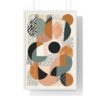 Minimal Abstract Boho Art in a high quality frame | Boho Home Decor Abstract Art - 3 sizes, 2 colors of frames