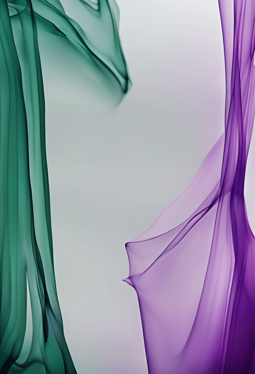 Picture of Abstract Art Print presenting flows of substances