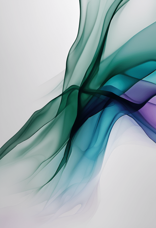 Picture of Abstract Art Print presenting flows of substances